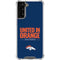 NFL Denver Broncos Team Motto Galaxy S21 FE Clear Case