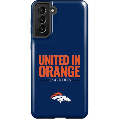 NFL Denver Broncos Team Motto Galaxy S21 Plus 5G Pro Case