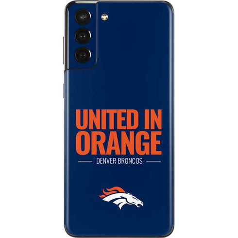 NFL Denver Broncos Team Motto Galaxy S21 Plus 5G Skin