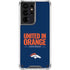 NFL Denver Broncos Team Motto Galaxy S21 Ultra 5G Clear Case