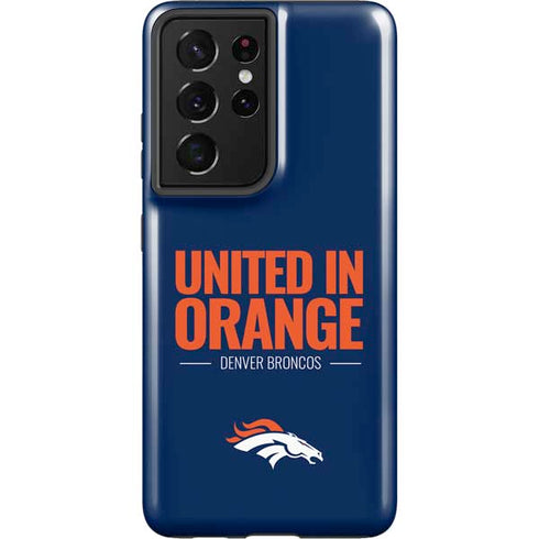 NFL Denver Broncos Team Motto Galaxy S21 Ultra 5G Pro Case