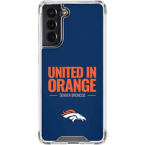 NFL Denver Broncos Team Motto Galaxy S22 Clear Case