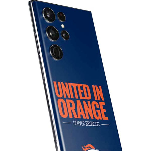 NFL Denver Broncos Team Motto Galaxy S22 Ultra Skin