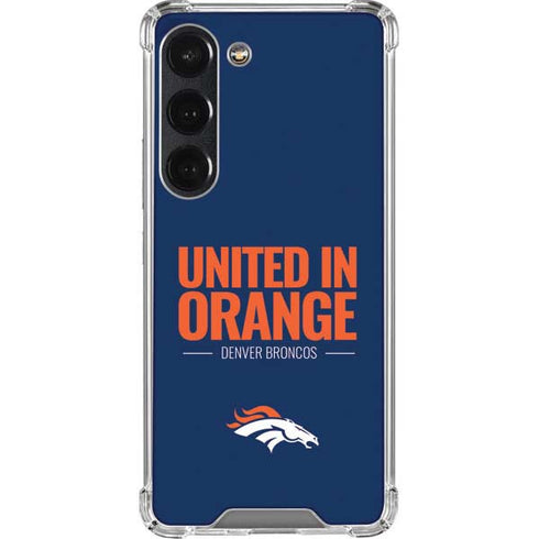 NFL Denver Broncos Team Motto Galaxy S23 Clear Case