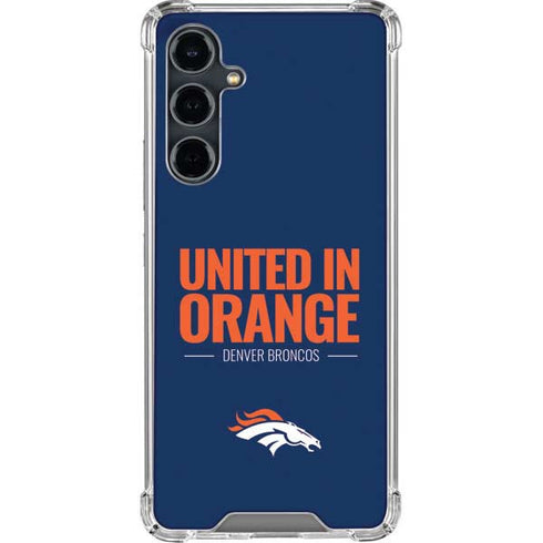 NFL Denver Broncos Team Motto Galaxy S23 FE Clear Case