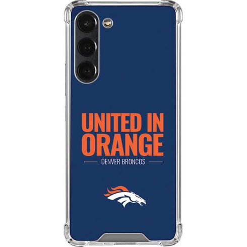 NFL Denver Broncos Team Motto Galaxy S23 Plus Clear Case