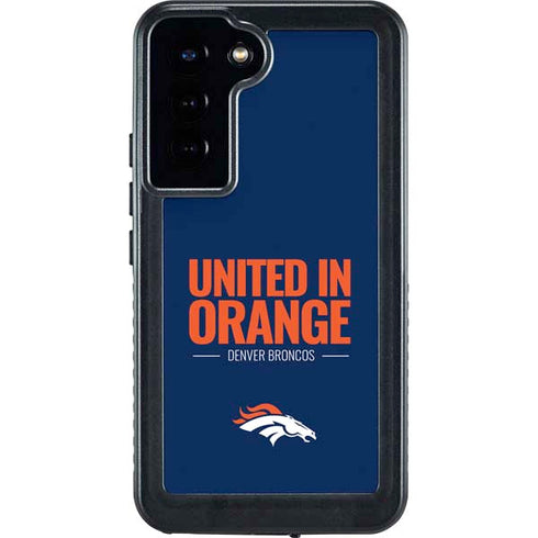 NFL Denver Broncos Team Motto Galaxy S23 Plus Waterproof Case