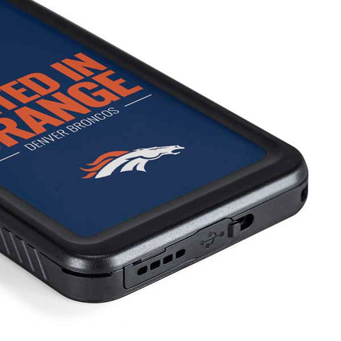 NFL Denver Broncos Team Motto Galaxy S23 Waterproof Case