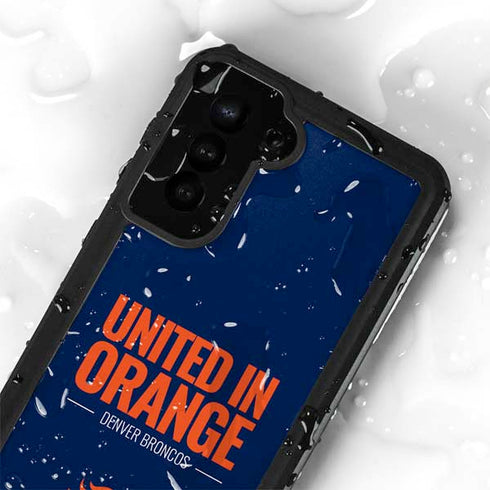 NFL Denver Broncos Team Motto Galaxy S23 Waterproof Case