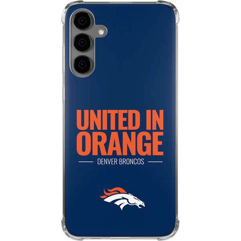 NFL Denver Broncos Team Motto Galaxy S24 Plus Clear Case