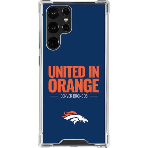 NFL Denver Broncos Team Motto Galaxy S24 Ultra Clear Case
