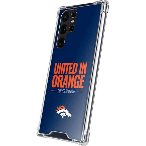 NFL Denver Broncos Team Motto Galaxy S24 Ultra Clear Case