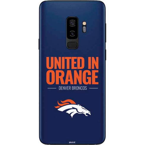 NFL Denver Broncos Team Motto Galaxy S9 Plus Skin