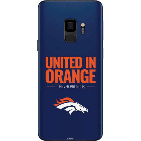 NFL Denver Broncos Team Motto Galaxy S9 Skin