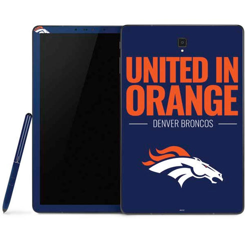 NFL Denver Broncos Team Motto Samsung Galaxy Tab Skin