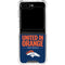 NFL Denver Broncos Team Motto Galaxy Z Flip5 5G Clear Case