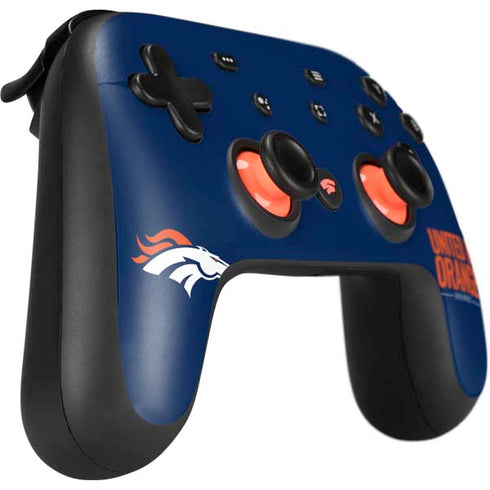 NFL Denver Broncos Team Motto Google Stadia Controller Skin