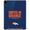 NFL Denver Broncos Team Motto iPad Pro 12.9in (2020) Clear Case