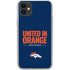 NFL Denver Broncos Team Motto iPhone 11 Clear Case
