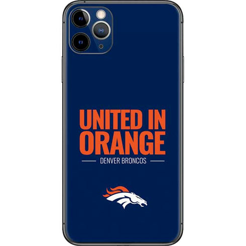 NFL Denver Broncos Team Motto iPhone 11 Pro Max Skin