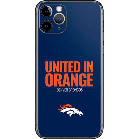 NFL Denver Broncos Team Motto iPhone 11 Pro Skin