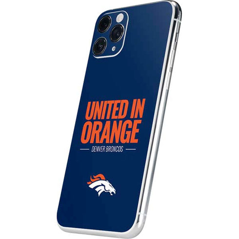 NFL Denver Broncos Team Motto iPhone 11 Pro Skin