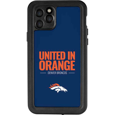 NFL Denver Broncos Team Motto iPhone 11 Pro Waterproof Case