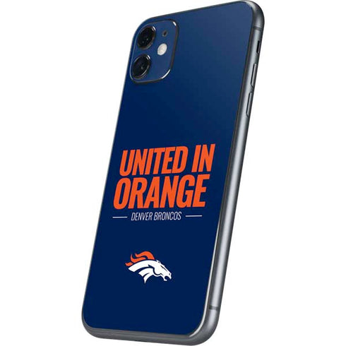 NFL Denver Broncos Team Motto iPhone 11 Skin