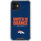 NFL Denver Broncos Team Motto iPhone 12 Clear Case