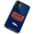 NFL Denver Broncos Team Motto iPhone 12 Clear Case