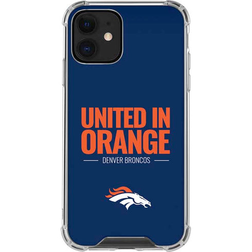 NFL Denver Broncos Team Motto iPhone 12 Mini Clear Case