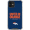 NFL Denver Broncos Team Motto iPhone 12 Mini Clear Case