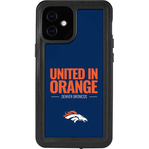 NFL Denver Broncos Team Motto iPhone 12 Mini Waterproof Case