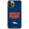 NFL Denver Broncos Team Motto iPhone 12 Pro Clear Case
