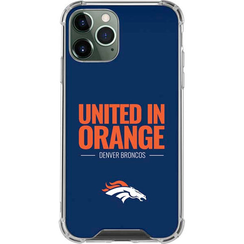 NFL Denver Broncos Team Motto iPhone 12 Pro Max Clear Case