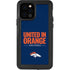 NFL Denver Broncos Team Motto iPhone 12 Pro Waterproof Case