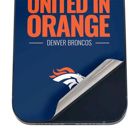 NFL Denver Broncos Team Motto iPhone 12 Skin