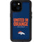 NFL Denver Broncos Team Motto iPhone 13 Mini Waterproof Case