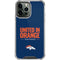 NFL Denver Broncos Team Motto iPhone 13 Pro Max Clear Case