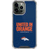 NFL Denver Broncos Team Motto iPhone 13 Pro Max Clear Case