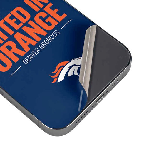 NFL Denver Broncos Team Motto iPhone 13 Pro Max Skin
