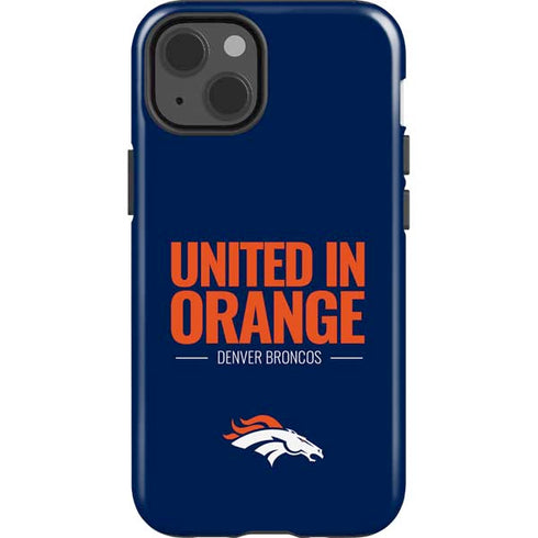 NFL Denver Broncos Team Motto iPhone 15 Impact Case
