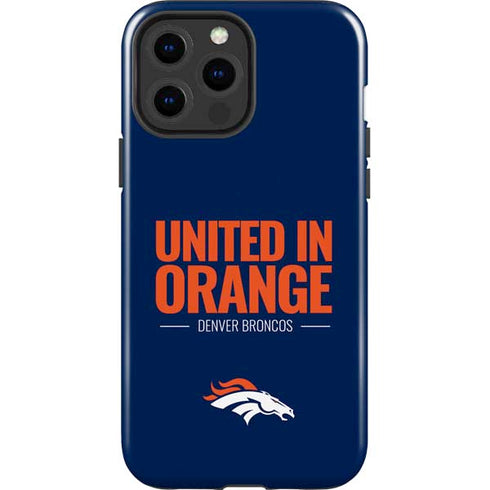 NFL Denver Broncos Team Motto iPhone 15 Pro Max Impact Case