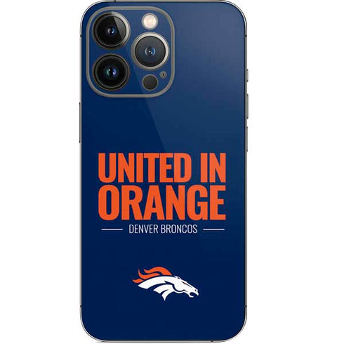 NFL Denver Broncos Team Motto iPhone 14 Pro Skin