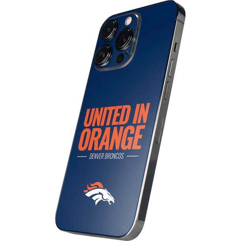 NFL Denver Broncos Team Motto iPhone 14 Pro Skin