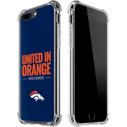NFL Denver Broncos Team Motto iPhone 7/8 Plus Clear Case