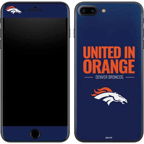 NFL Denver Broncos Team Motto iPhone 8 Plus Skin
