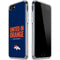 NFL Denver Broncos Team Motto iPhone SE (2nd & 3rd Gen) Clear Case