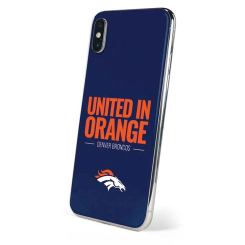 NFL Denver Broncos Team Motto iPhone X Skin