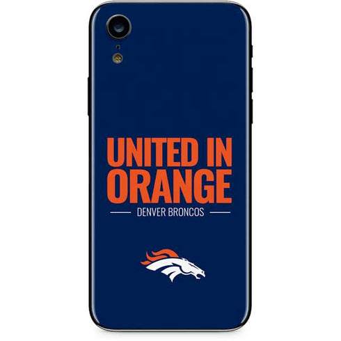 NFL Denver Broncos Team Motto iPhone XR Skin
